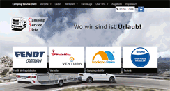 Desktop Screenshot of camping-service-dietz.de